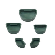 BesQual Green Silicon Base Formers, Set of 5 Assorted Sizes