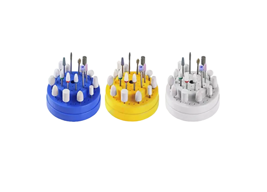 Round Plastic Bur Holder w/60 slots