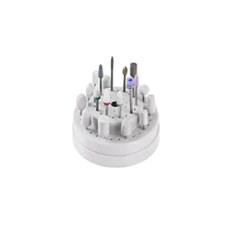 Round Plastic Bur Holder w/60 slots