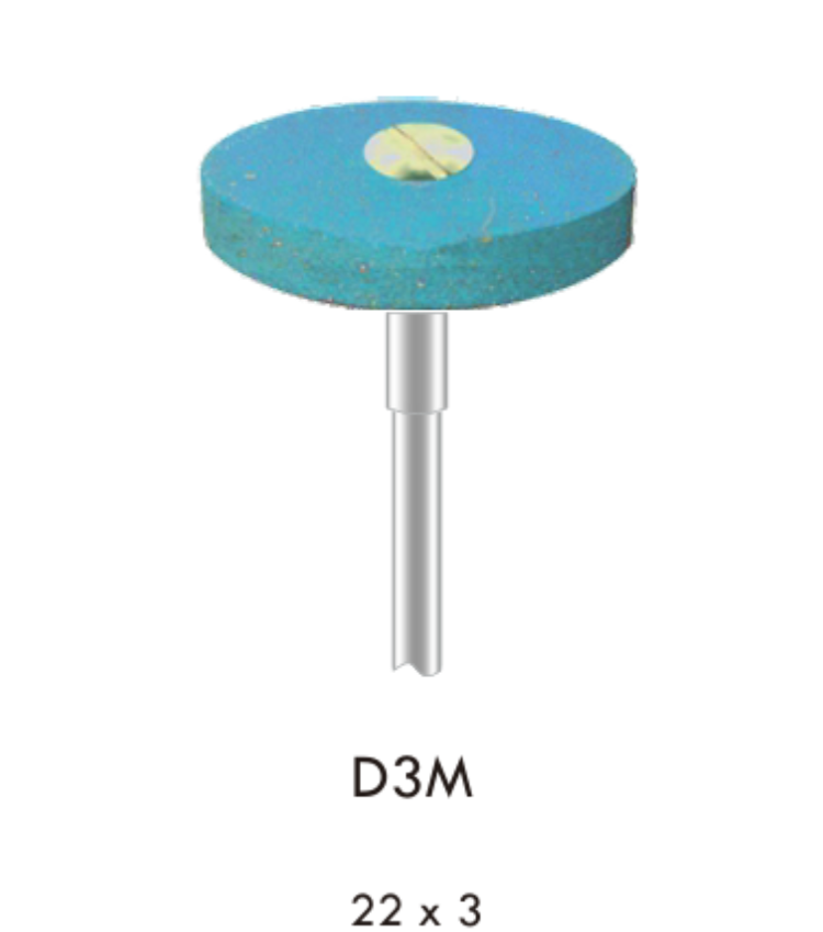 Dental Polishing Rubber Diamond Wheel Disc 26mm, 1pc