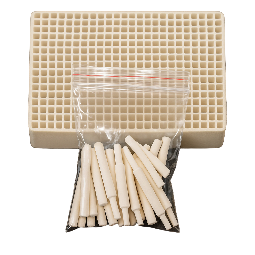 Ceramic Pins. Bag w/20