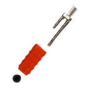 Dowel Twin Pins with Plastic Sleeve & Rubber Caps